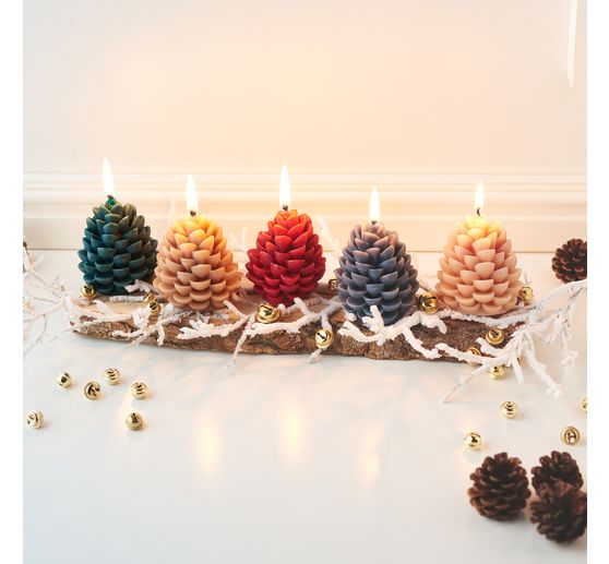 Zimowa girlanda z gałęzi