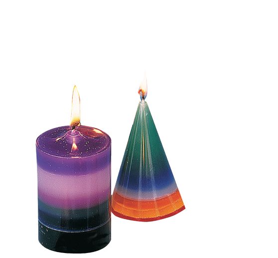 Candle mould pyramid