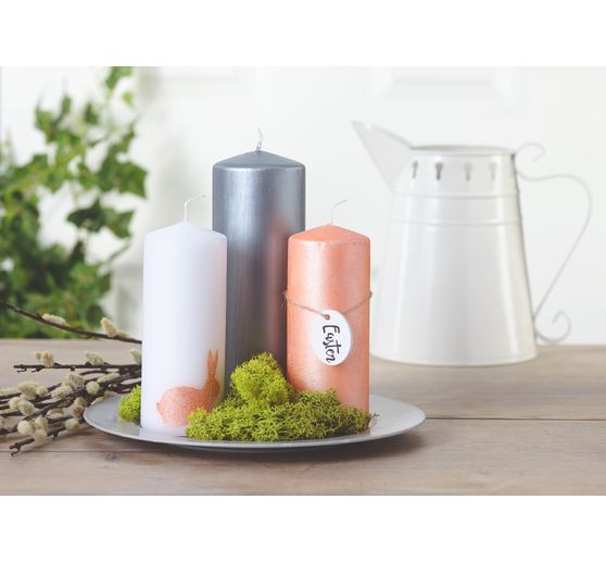 Pillar candle flat head 120/60mm