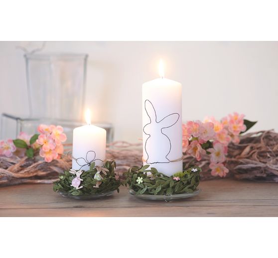 Pillar candle flat head 120/60mm