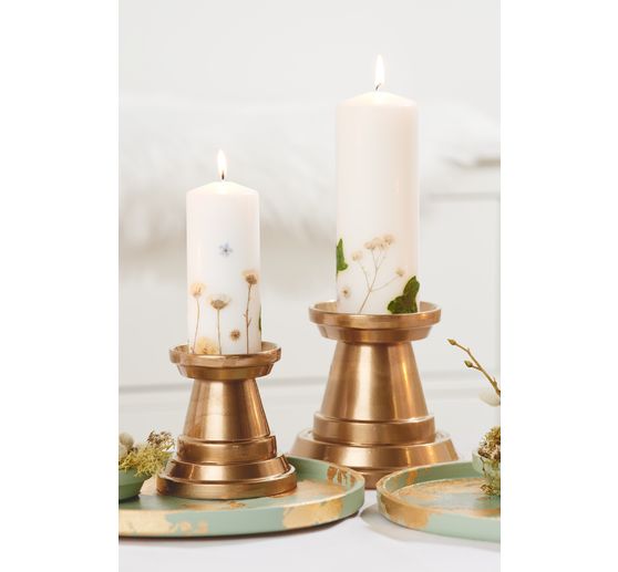 Pillar candle flat head 120/60mm