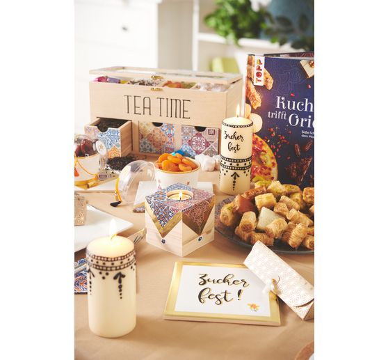 Pillar candle flat head 120/60mm