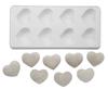 Casting mould "Hearts", 8 pcs.