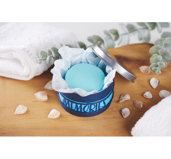 Metalowe puszki VBS / puszki na mydło "okrągłe", 12 sztuk