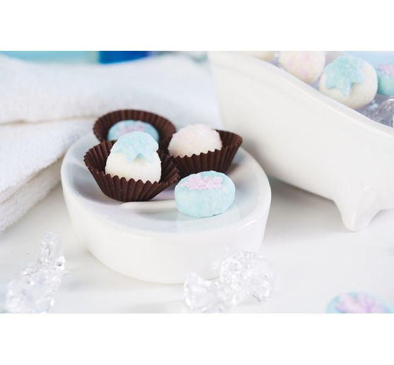 Płatki mydlane do ugniatania, białe