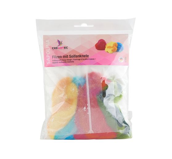 Creative set"Felting with plasticine soap"
