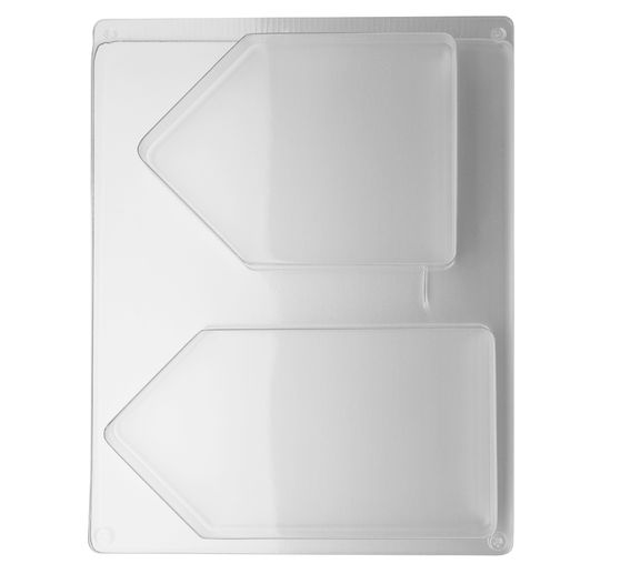 Casting mould "2 houses", approx. 13.5 - 16.5 cm