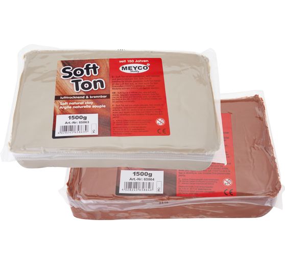 Soft clay, 1.5 kg
