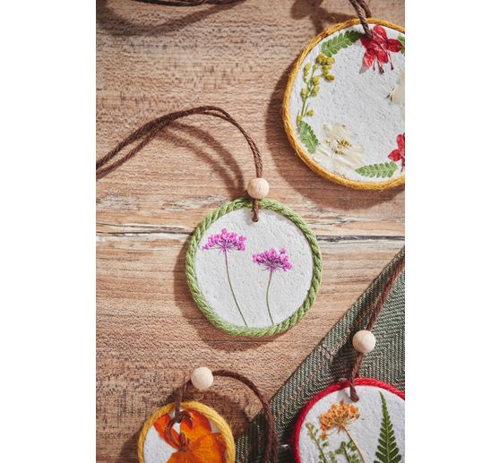 Rico Design Mix Set pressed flowers "Pink Violet"