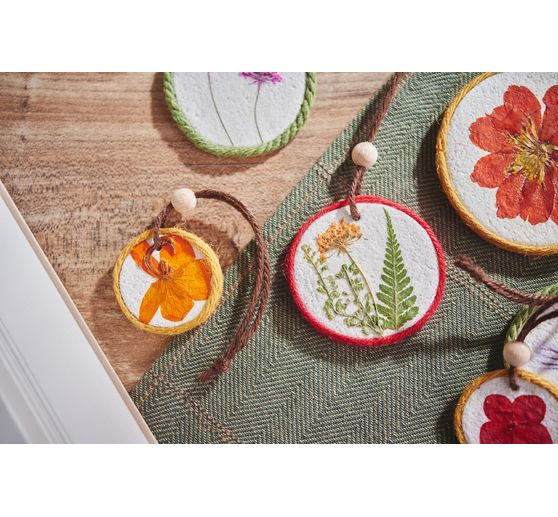 Rico Design Mix Set pressed flowers "Pink Violet"