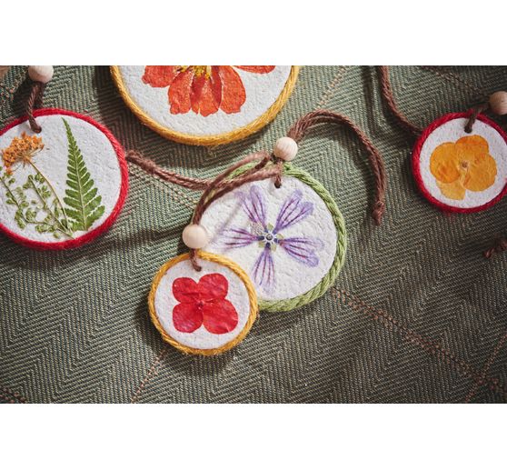 Rico Design Mix Set pressed flowers "Pink Violet"