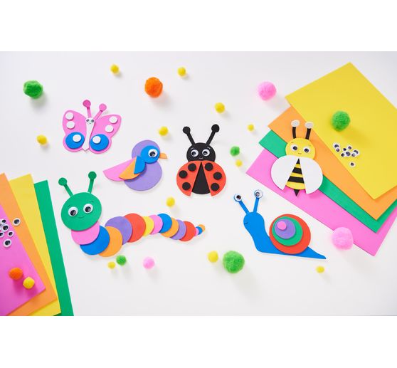 VBS Wobbly eyes to glue on "Mix", 100 pieces