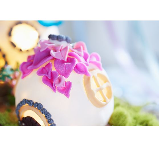 Acrylic ball with hole, Ø 14 cm