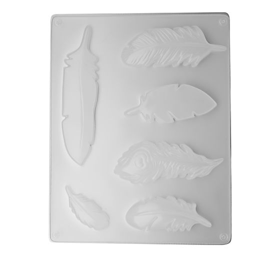 Casting mould"Feathers" , 6 motifs