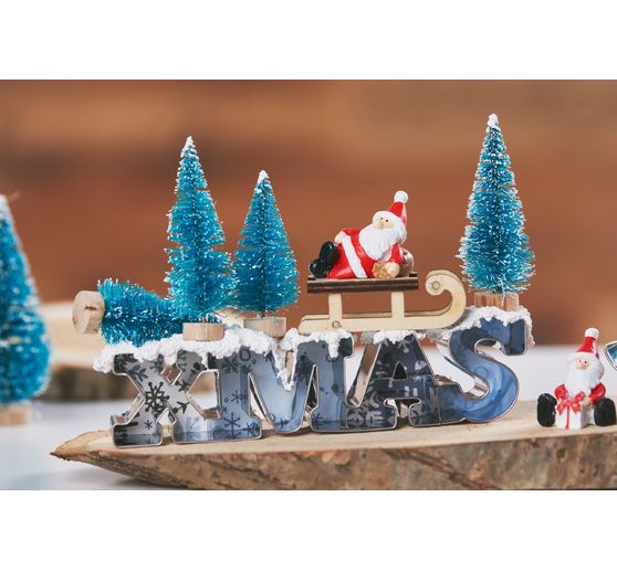 Miniaturowa choinka VBS, zestaw 16 sztuk, pokryta śniegiem