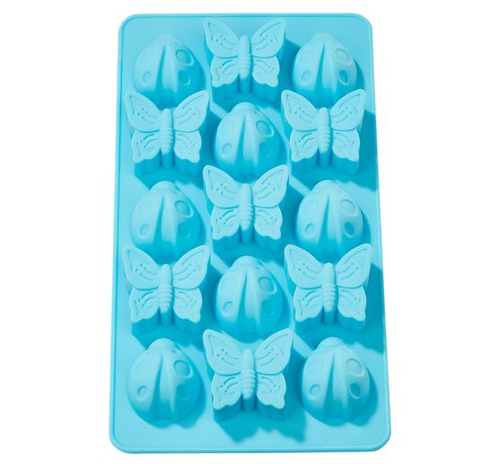 Silicone-Casting mould "Ladybird & Butterfly"