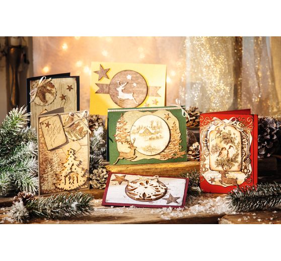 Podwójne karty VBS z kopertami "X-Mas", 40 szt.