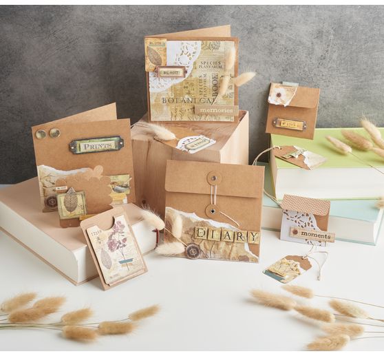 Karty i koperty VBS "Vintage Mega-Set"