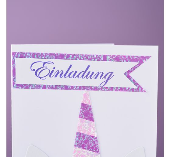 Wooden stamp "Einladung"