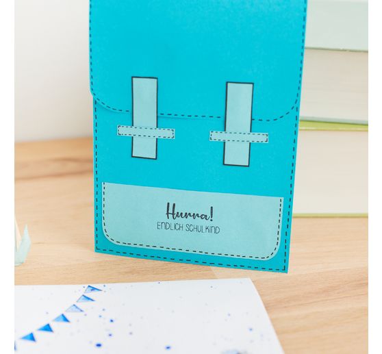 Double cards with envelopes "DIN A6", 50 pieces