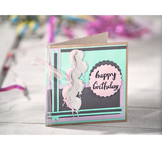 Podwójne karty z kopertami "Papier pakowy", 12,5 x 12,5 cm, 50 szt.