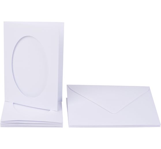 Karty Passepartout "Oval", 10 szt.