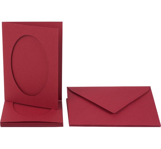 Karty Passepartout "Oval", 10 szt.