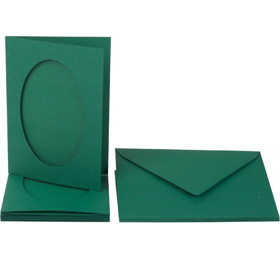 Karty Passepartout "Oval", 10 szt.