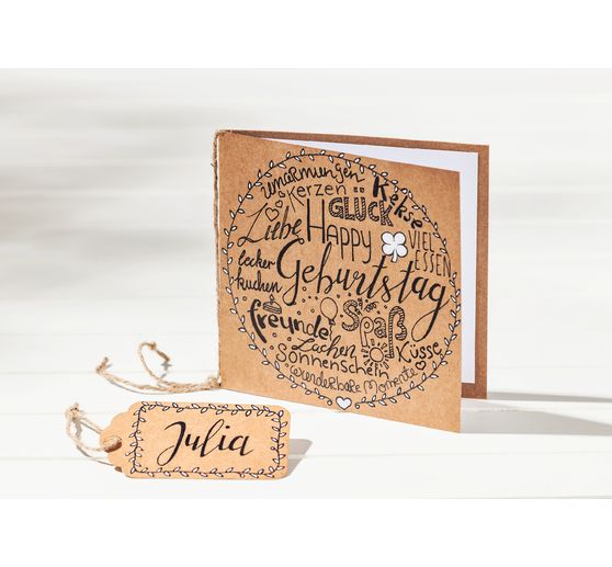 Karty i koperty VBS "Vintage Mega-Set"