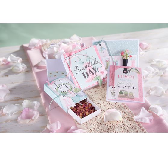 Podwójne karty z kopertami "DIN A6", 50 sztuk