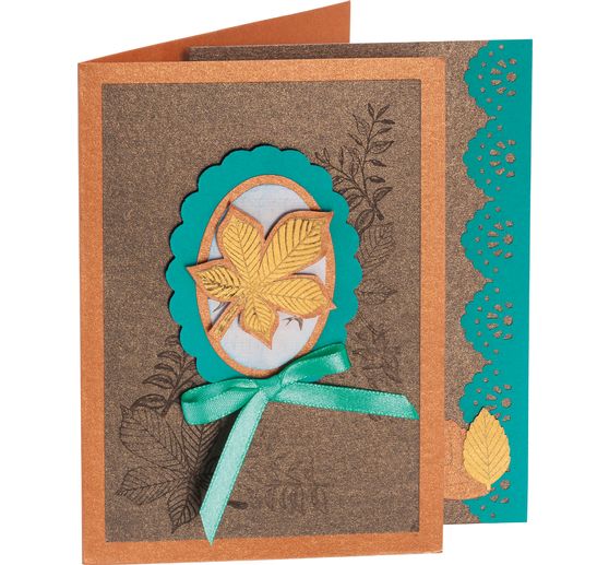 Podwójne karty z masy perłowej "Terra", 5 sztuk