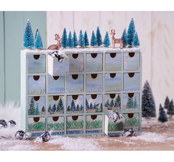 VBS Mini chest of drawers / Advent Calendar with 24 drawers