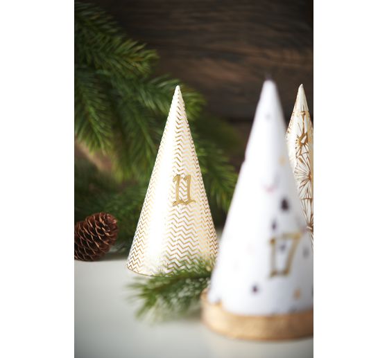 Relief sticker "Big Advent numbers"