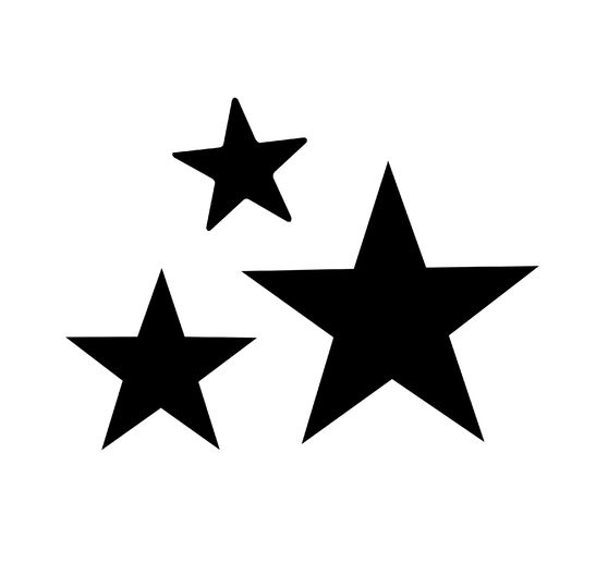 Dziurkacz z motywem VBS "Gwiazdy", zestaw dziurkaczy z motywem, 3 szt.