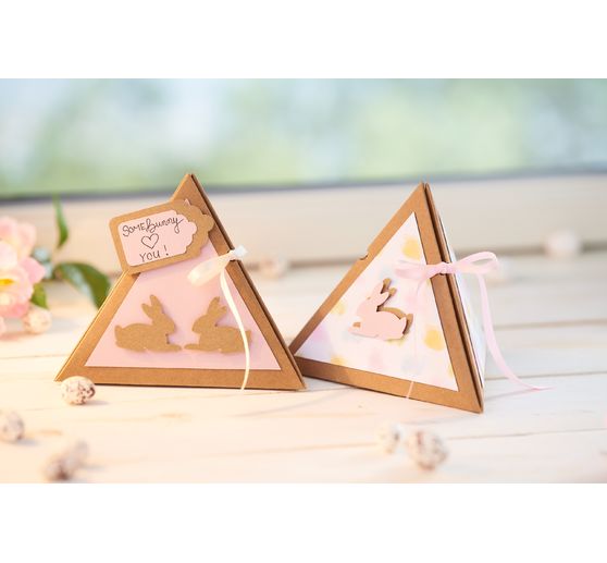 Tekturowe pudełko upominkowe VBS Kraft "Piramida"