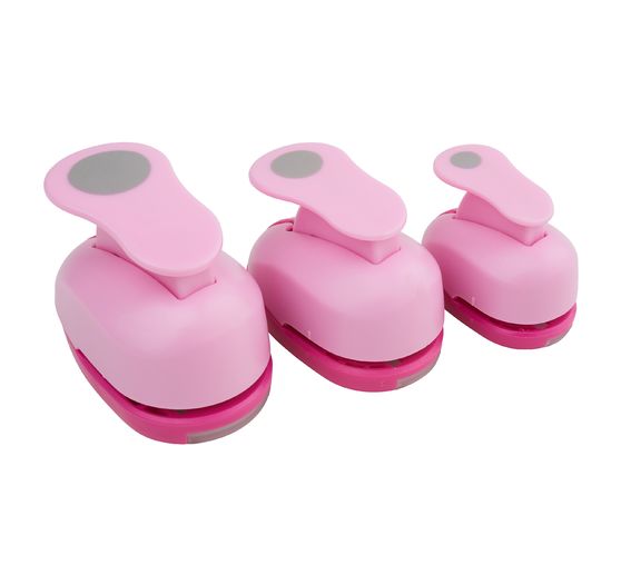 Dziurkacz z motywem VBS "Kółka", zestaw 3 sztuk