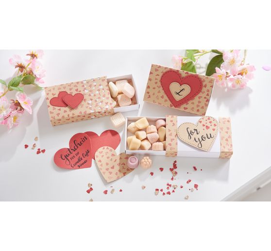 VBS Matchboxes "White", 11 cm