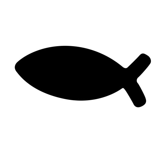 Dziurkacz z motywem symbolu ryby, 3,8 cm