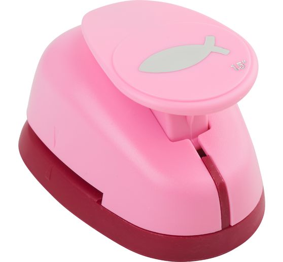 Dziurkacz z motywem symbolu ryby, 3,8 cm