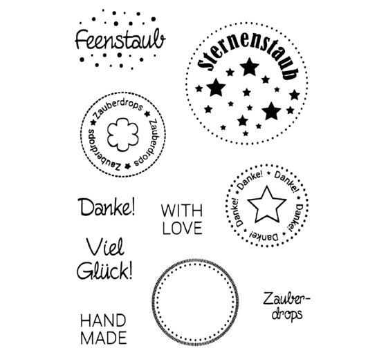 Clear Stamps "Magic Drops"