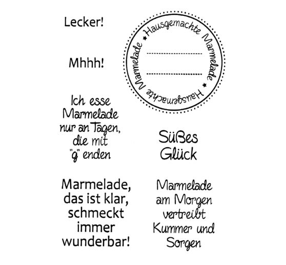 Clear Stamps "Marmolada"