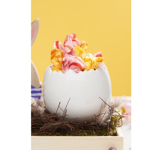 Jajko ozdobne VBS, otwarte