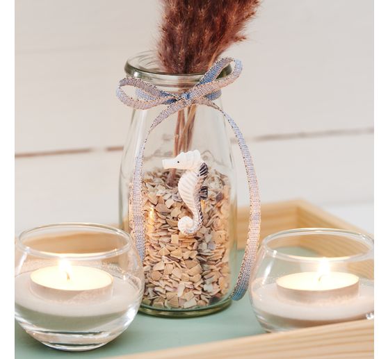 Szklana butelka VBS z korkiem