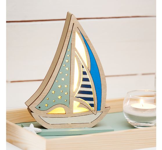 Szklana butelka VBS z korkiem