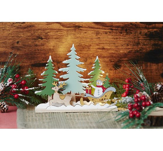 Lampki świąteczne LED VBS, z wyłącznikiem czasowym, 10 diod LED