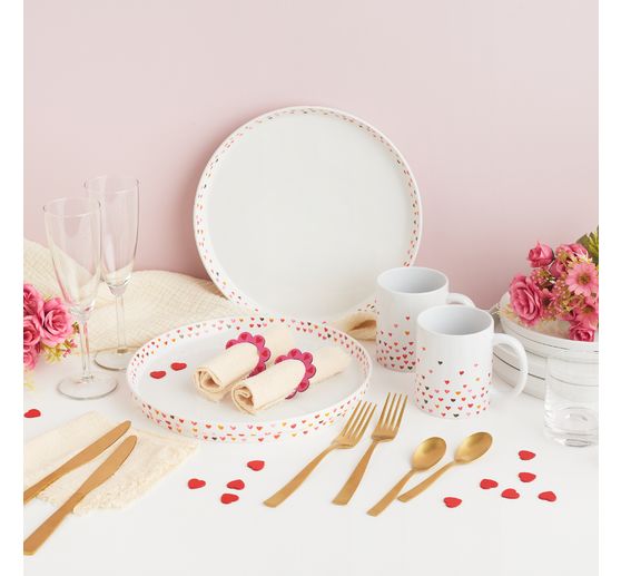 VBS Talerz z obręczą, porcelana