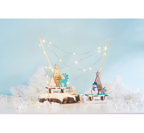 VBS Bamboo wood spikes, 50 pieces