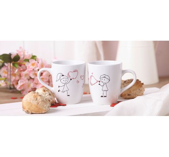 VBS Coffee mug "Bellied", 12 pieces