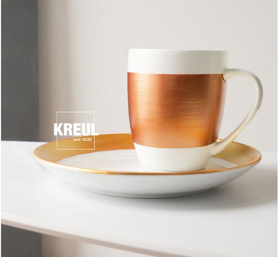 KREUL Glass & Porcelain "Classic - Metallic", zestaw 6 sztuk