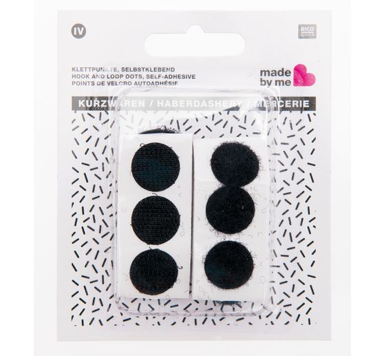 Velcro points, self-adhesive